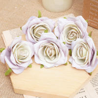 10pcs Flores Artificiales Rosas Silken Para Decoración De Casamiento Arreglo De Centro De Jardín Y Scrapbook Decoración De Hogar - details 2