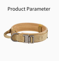 Collar Táctico Para Perros De Medio a Grande Estilo Deportivo Al Aire Libre Usable En Todas Las Estaciones Con Capacidad De Tracción - details 3