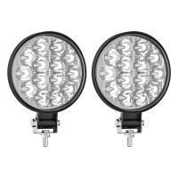 Lámpara De Trabajo LED 14 42W 6000K Mini Faro Redondo Para Camión SUV 4WD Faros De Ingeniería Off-road Lámpara Antiniebla Frontal - details 9