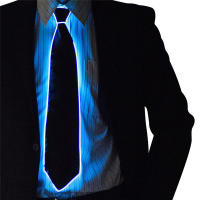 Corbata LED Brillante Para Hombres Cable Eléctrico De Luz LED Para Fiestas Halloween Navidad Decoración De Ropa Para DJ Bar Club Escenario Propiedad - details 1