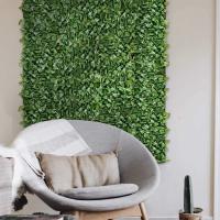 Decoración de Pared de Valla de Hojas Verdes Artificiales Pantalla de Privacidad Extensible para Hogar y Jardín - details 2