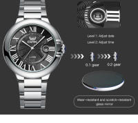 Reloj De Pareja Elegante OPK 6039 Movimiento De Cuarzo De Alta Calidad Material De Acero Inoxidable Resistente Al Agua Con Lujo Dial Romano - details 8
