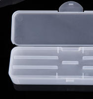 Caja De Almacenamiento Para Uñas Rectangular Doble Capa Con Herramientas De Uñas Portátil De Plástico 22cm Con Palillos Pinzas Cepillo Y Archos - details 6