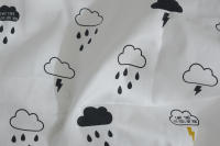 LALA - Ropa de Cama para Cuna de Bebe, ropa de Cama para recien nacidos, Valla anticolisión para Bebe, Algodón Puro, Nue, 30x30x6, Pieza Entra Lavada. - details 5