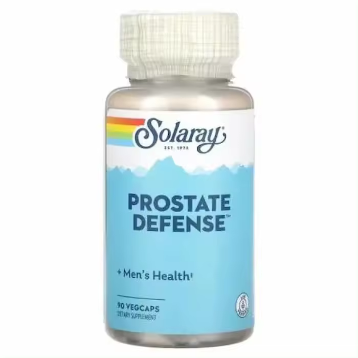 Solaray Prostate Defense 90 Cápsulas - Bienestar Masculino - 1