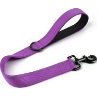 Correa Corta Para Perros Taglory Con Manija Padded Y Cinta Reflectante Correa De Nylon Resistente Para Entrenamiento Y Control - details 8