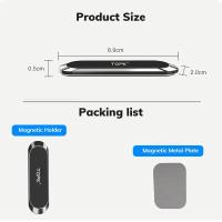 TOPK Soporte Magnético de Metal para Teléfono Móvil – Accesorio Universal en Forma de Tira, Imán Fuerte para GPS, Compatible con iPhone - details 8