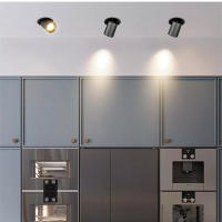 Spot Light LED Recortable 7W 12W En Forma Redonda De Aluminio Para Techo Con Ángulo Ajustable COB Para Iluminación Interior En Habitaciones - details 14
