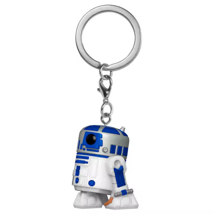 Llavero Pocket POP Star Wars R2-D2Figura  Coleccionable - Idea de Regalo- Mercancia Oficial - Juguetes para Niños y Adultos - Movies Fans - Muñeco para Coleccionistas y Exposición - 1
