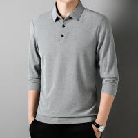 Camisa Polo De Manga Larga Para Hombre Estilo Casual Transpirable Y Cómoda Para El Verano Tejido De Gasa Sólido De Algodón Blends - details 17
