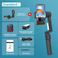 Comitok A10 Gimbal Portátil Con Soporte Interchangeable Para Smartphone/Cámara Deportiva Luz De Rellenado Pala Extensible Control Remoto - details 1