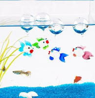 5PCS Decoración De Lagoonería Creativa Con Bola De Ballena Luminosa De Vidrio Para Acuario Decoración De Burbujas Para Micro Paisaje - details 16