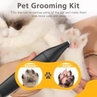 Cortañas para Perros, Kit de ASEO para Perros with 4 Cutillas desmontables, CortaÑas de Perro de Bajo Ruido - details 3