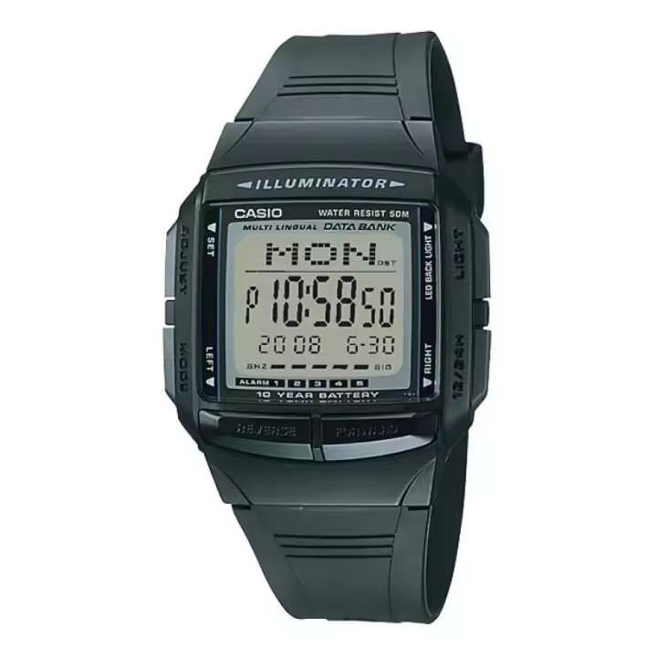 Casio Reloj Unisex Digital Cuarzo con Correa de Resina DB-36-1AV - 1
