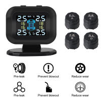 Sistema De Monitoreo De Presión De Neumáticos Para Coche Con Alarma De Seguridad Automática Y 4 Sensores Externos Wireless Mini TPMS USB - details 6