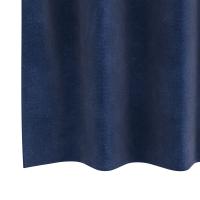 Cortinas opacas vidaXL con ojales 2 pcs de terciopelo azul oscuro - details 4