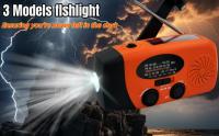 Radio Meteorológica de Emergency with Manivela de 5000mAh, Radio Solar AM FM NOAA Internal LED y conector para auriculares, Cargador para Smartphone, Cable USB-C/Auto-Powered with Alarma SOS - details 1