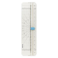 10444-18 Cortador de papel manual portátil de 30cm– Guillotina Manual de plástico resistente, compacta y ligera – Ideal para Oficina, Escuela, Papelería o Uso Doméstico - details 0