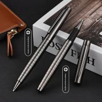 Lápiz De Bolígrafo De Lujo Clásico En Metal Tinta Negra Punto Medio 0.7mm Escritura Suave Lápiz De Firmar Para Oficina Y Escuela - details 2