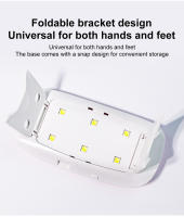 Mini Secador De Uñas 6W Con 6 Lámparas LED UV Para Manicura Portátil Secado Rápido De Polvo De Uñas Con Cable USB Para Uso En Casa - details 2