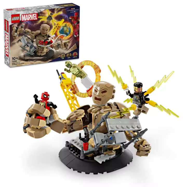 LEGO 76280 Marvel Spiderman vs. Sandman: Batalla Final Juguete de construcción - 1