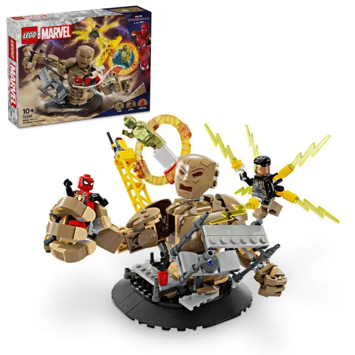 LEGO 76280 Marvel Spiderman vs. Sandman: Batalla Final Juguete de construcción - 1