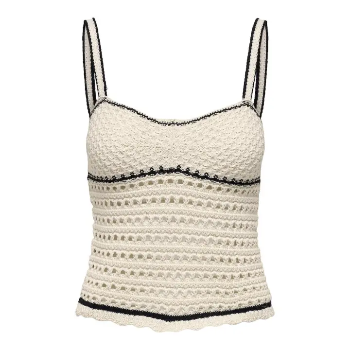 ONLY Top mujer ONLMINNIE LIFE SL SWEETHEART TOP KNT - 1