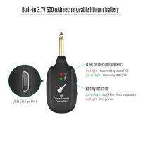 Sistema Inalámbrico De Guitarra UHF Con Transmisor Y Receptor Recargable Accesorios De Instrumentos Musicales Para Electrónicos - details 1