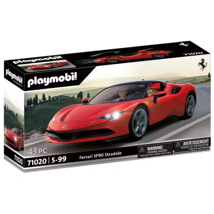 Playmobil Ferrari SF90 Stradale (71020) rojo con luces - 1