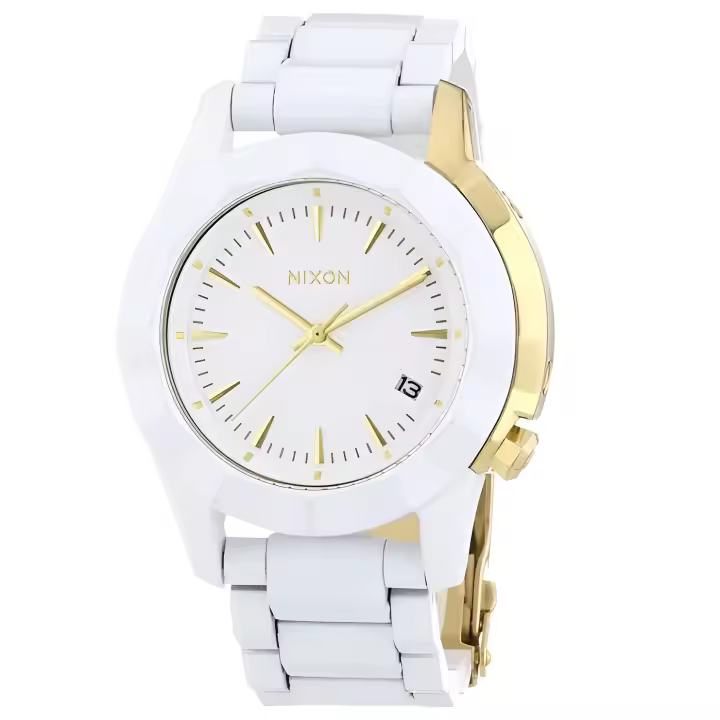 Reloj Nixon Monarch A2881035 Analógico Blanco/Dorado - Reloj Unisex - 1