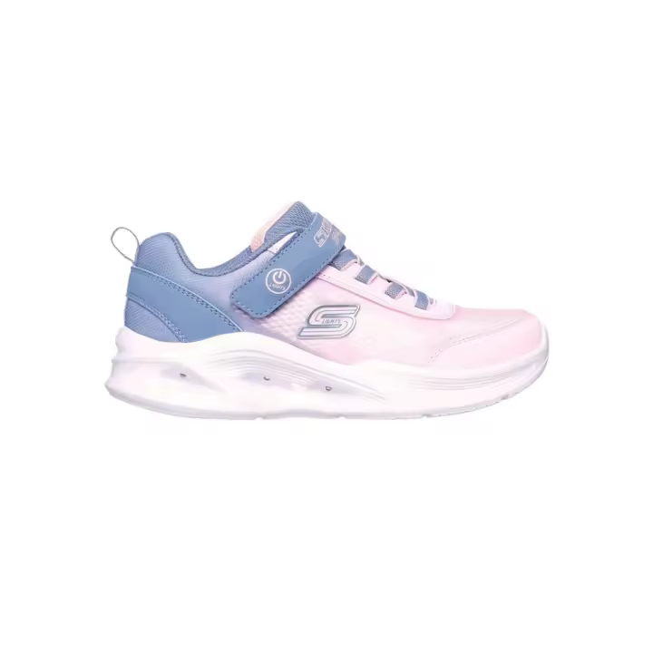 Zapatillas skechers s lights ombre deluxe rosa de niña. - 1