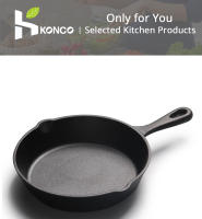 Sartén De Hierro Fundido 20cm Antideslizante Para Carne Frita Huevos Y Panqueques Universal Para Estufa De Gas Y Inducción - details 0