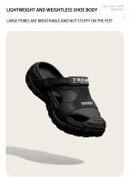 Sandalias EVA Para Hombres En Verano Con Suela Gruesa Y Suave Para Uso Al Aire Libre Zapatos De Playa Para Deportes Casuales Y Perforados - details 3
