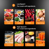 2L Electric Meat Grinder 2 Speeds Stainless Steel Chopper Food Processor Garlic Mud Maker Blender Large Capacity Kitchen Utensils - details 4