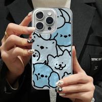 Funda Transparente De Silicona Para iPhone 14 13 15 16 Con Diseño De Gatos Y Perros Protección Completa Antichoque Antideslizante Resistente a Golpes Y Arañazos - details 3
