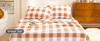Soft bedding sheet set perfect for spring summer fall autumn or winter