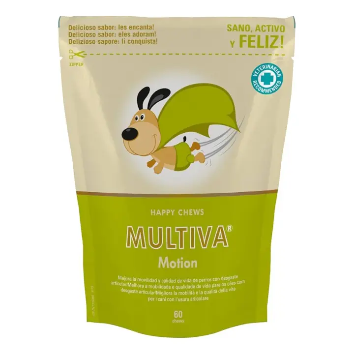 MULTIVA® Motion 60 chews suplemento para el bienestar auricular para perros Vetnova - 1