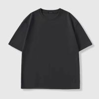 Camiseta De Algodón 100% Para Hombre De Calidad Superior En Negro Blanco Gris Estilo Casual Oversized Top Deportivo Para Todas Las Estaciones - details 4