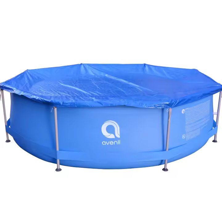 Cubiertas de piscina AVENLI con ataduras de cuerda para SteelSuper Pool. FIT±Ф2.97cm. Calienta el agua al sol. Evita la pérdida de calor. - 1