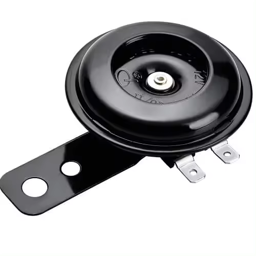 AUTOZOCO Bocina Motocicleta, Claxon Moto, bocina de vehículo, bocina eléctrica, Pito para moto, Bocina Impermeable, Apto para Moto, Coche, ATV, Quad, Kart, 6V 110dB - 1
