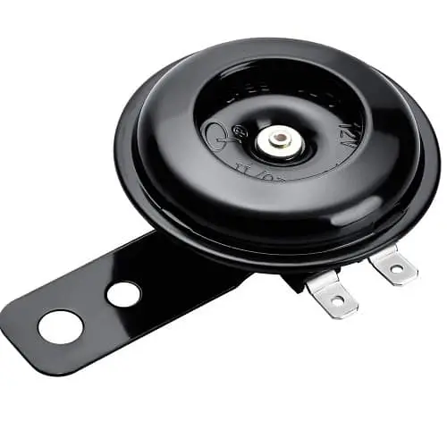 AUTOZOCO Bocina Motocicleta, Claxon Moto, bocina de vehículo, bocina eléctrica, Pito para moto, Bocina Impermeable, Apto para Moto, Coche, ATV, Quad, Kart, 6V 110dB - 1