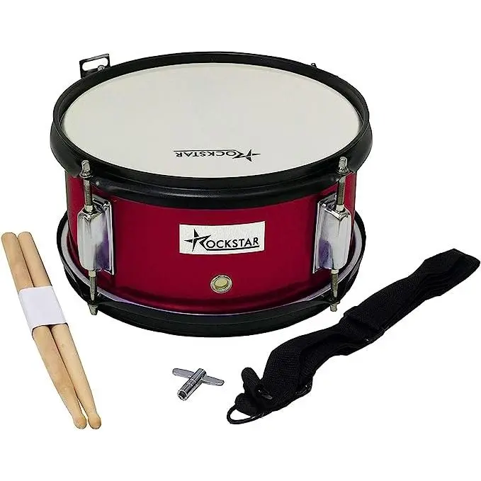 Tambor Infantil  ROCKSTAR MUSIC - de Madera Afinable L1005WR de gran calidad - 1
