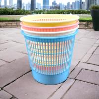 Papelera de Rejilla MINOKUA - Plástico Duro - 24cm - Ideal para Colegio - Habitación - details 1