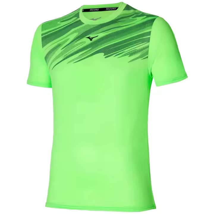 Camisetas marca Mizuno modelo J2Gaa00733 para hombre en color verde - 1