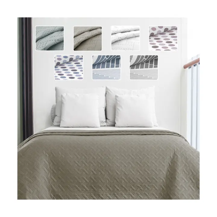 Colcha Bouti  Estampada o Lisa, Multiusos para Verano y Entretiempo, 100% Poliéster, Colcha Cubre Cama Fina, Suave. Ideal para Decorar su dormitorio. Disponible en Todas Las Medidas - 1