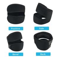 Estabilizador de rodilla, rodillera, rodillera estabilizadora para aliviar el dolor de rodilla, rodillera estabilizadora rotuliana y para aliviar el dolor de rodilla, rodillera con muñequera gratis (negro, 1 par) - details 3