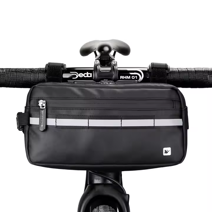 Bolsa De Manillar Rhinowalk Para Bicicleta Bolsa Portátil Multifuncional De Hombro Accesorio De Bicicleta Impermeable De Poliéster - 1