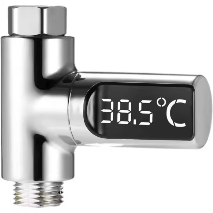 Termómetro de ducha con pantalla giratoria para controlar la temperatura del agua, termómetros de baño para bebés y niños - 1