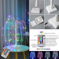 Árbol De Bonsái Weeping Willow LED Con Luces De Hadas Cambio De Color Para Decoración De Navidad Y Fiesta En Mesa Incluye Pilas - details 12