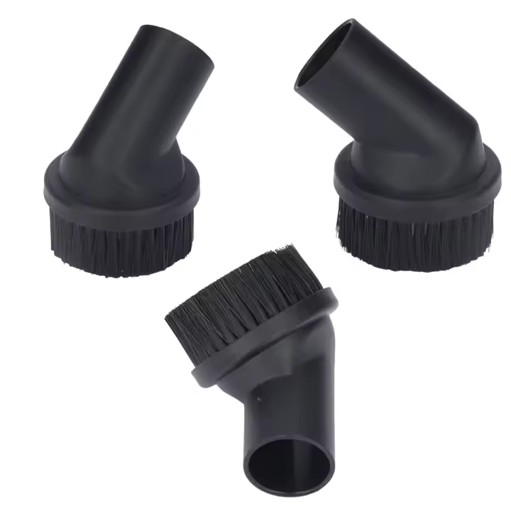 Les-Theresa 3 Piezas Redondo para Aspiradora 25 mm de Diámetro Interior Pelo Redondo para Polvo Accesorio para Limpiar Espacios de Sofás - 1
